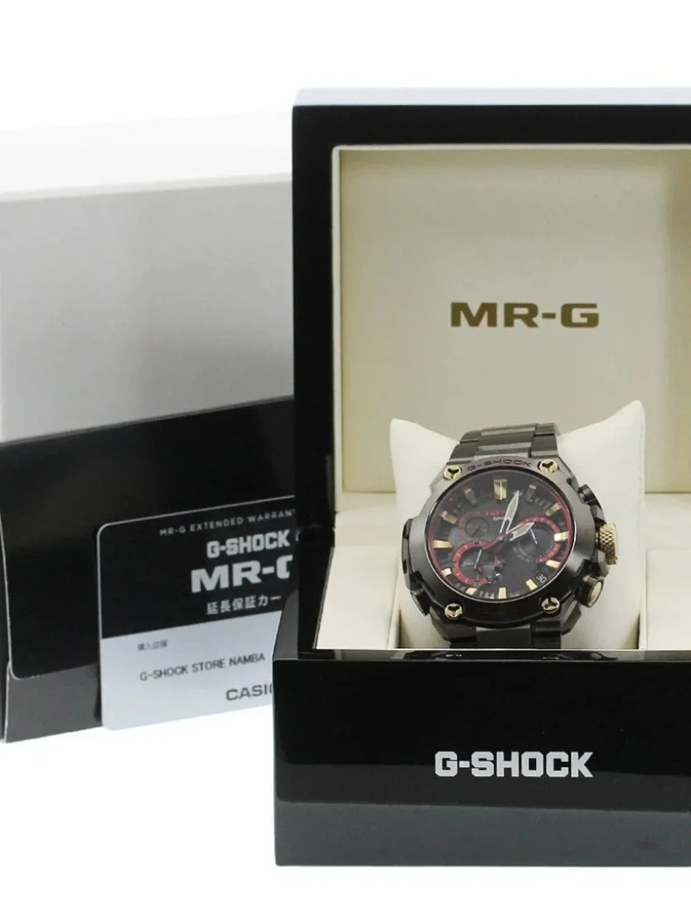 CASIO G-SHOCK MR-G Red Ready MRG-B2000B-1A4JR Solar Powered Radio Men's _968348